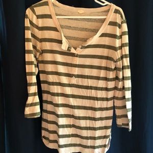Jcrew striped shirt